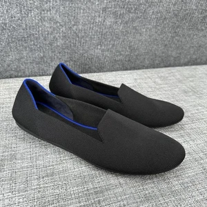 Rothys The Loafers Flats Womens Sz 11 EU 42 Slip On Black Comfort - Picture 1 of 14