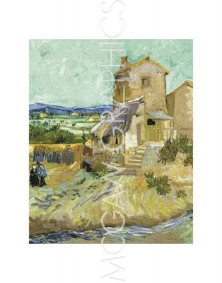 The Old Mill 1888, van Gogh, Wall Art Print Poster  14" x 11"   327 - Image 1 of 2
