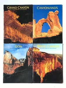 The Story Behind the Scenery Lot of 4 Grand Canyon Canyonlands Zion Bryce - Picture 1 of 1