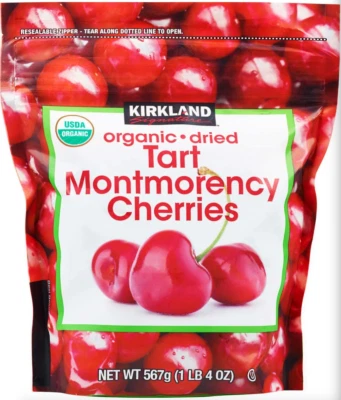 (购买 2+ 保存)_Kirkland 签名有机干馅饼 Montmorency 樱桃,20 盎司 — 第 1/2 张图片