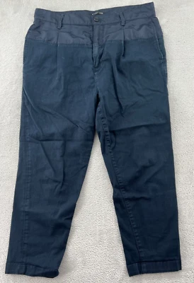 Helmut Lang Pants Womens Sz 30 Brush Blue Khakis Pleated - Image 1 of 4