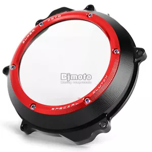 CNC Racing Clear Clutch Cover For Yamaha YZ250 1999-2020 YZ250X 2016-2020 Red - Imagen 1 de 11