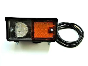 LED Positionsleuchte m. Blinklicht Traktor Schlepper Bagger Positionslicht Links - Bild 1 von 12