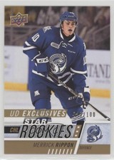 2017-18 Upper Deck CHL Star Rookies Exclusives /100 Merrick Rippon #324