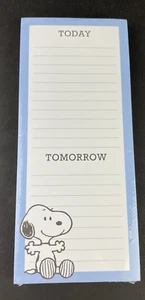 Peanuts Snoopy Heute Morgen Memoblock Wöchentlich Notizen 100 Blatt VERSIEGELT NEU - Bild 1 von 3