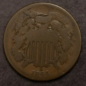 Lote bueno de dos centavos 1864 pieza F 658 - Imagen 1 de 2