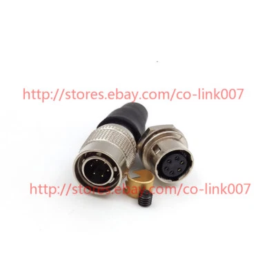 Hirose 6pin Power ConnectorHR10A-7P-6P(73), HR10A-7R-6S, INDUSTRIAL CAMERA PLUGS - Image 1 of 4