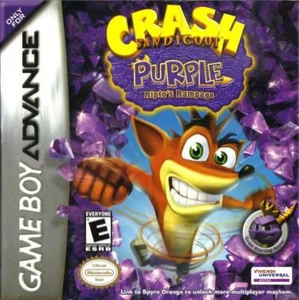 Crash Bandicoot Purple Ripto's Rampage GBA Great Condition Fast Shipping - Picture 1 of 1
