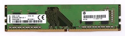 Kingston 4 GB 1Rx16 PC4-2400R-UC0-11 memoria sin búfer sin ECC HP24D4U7S1MBP-4 Foto 1 de 3