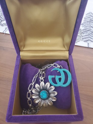 Collana Gucci Marmont Doppia G Fiore in Argento Sterling