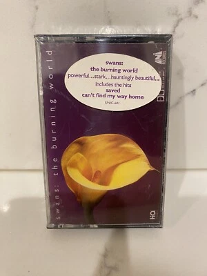 SEALED 1989 Swans The Burning World Cassette Tape UNIC 601 Goth Cocteau Twins - Image 1 of 3