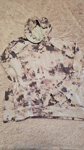 Athleta Girl Blue Tie Dye hoodie Size 12 Super Soft Hooded Sweatshirt - Picture 1 of 5