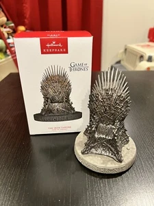 NEW HBO Game of Thrones The Iron Throne 2022 Hallmark Ornament Christmas - Picture 1 of 9
