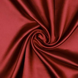 Polyester Liquid Satin Fabric Material WINE - Picture 1 of 1
