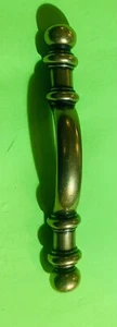 antique drawer pull cabinet handle brass 3” centers MID Century Modern - Picture 1 of 8