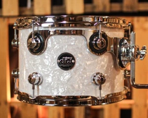 DW Performance White Marine Pearl Rack Tom - 8x12 - Picture 1 of 1