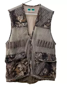 Game Winner Sportswear Hunting Vest Men's XL Mesh Brown Camo Tactical Pockets - Picture 1 of 7