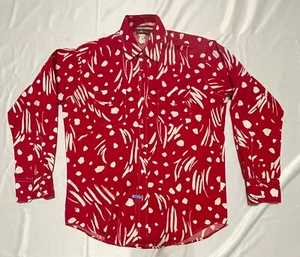 RUDDOCK BROS HERREN HEMD ROT WEISS HERREN GRÖSSE 16-35 - Bild 1 von 8