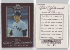 2006 Topps Sterling Burgundy /10 Carl Yastrzemski #171 HOF