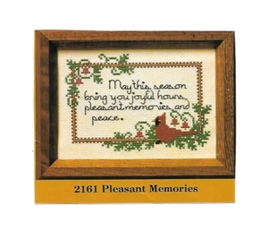 Pleasant Memories Holiday Cross Stitch Pattern - Picture 1 of 1