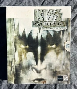 VTG 2000 Kiss Psycho Circus The Nightmare Child Big Box PC Game New Sealed - Picture 1 of 8