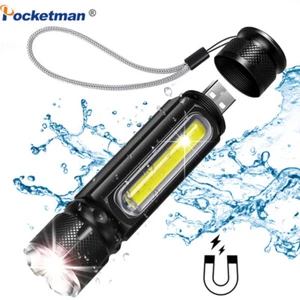 50000LM Linterna LED COB Antorcha Trabajo Luz Cola con Imán 4 Modos - Imagen 1 de 6