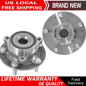 Par de 2 bujes de cojinete de rueda delantera para Hyundai Elantra Ioniq Kona Veloster Kia Niro - Imagen 1 de 7