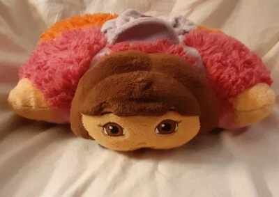 Pillow Pets Pee Wee's Dora the Explorer Stuffed Plush Nickelodeon 2011 11"  - Image 1 of 4