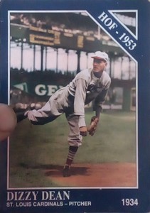 1992-93 Conlon TSN Color Inserts #19 Dizzy Dean - St. Louis Cardinals 