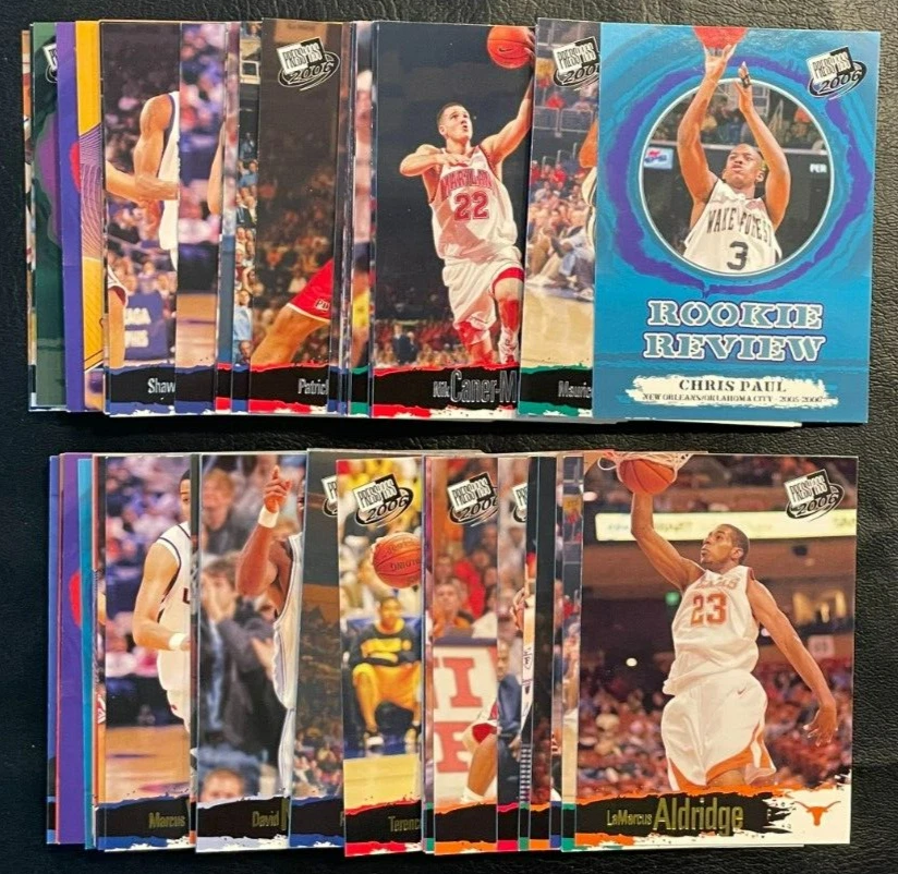 Juegos completos de 45 cartas Press Pass de baloncesto 2006 plateados y dorados (90 cartas) Paul Foto 1 de 1