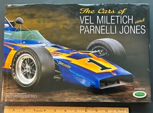 SIGNED & Inscribed 1st Edition THE CARS OF VEL MILETICH & PARNELLI JONES ~ HCDJ - Picture 1 of 11