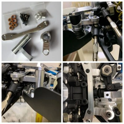 7075 Alloy CNC Steering Kit for Losi 5ive-t V2.0 V1.0 Rovan LT DTT 1/5 RC CAR - Image 1 of 4