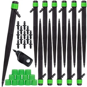 12pcs Drip Irrigation Emitters Compatible With Inch Drip Irrigation Tubing 360 D - Picture 1 of 7