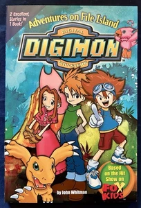 DIGIMON DIGITAL MONSTERS Adventures On File Island By John Whitman - 2000 - New - Picture 1 of 2