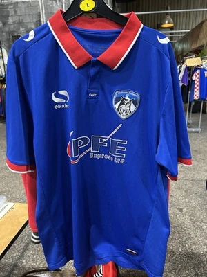 Sondico Oldham Athletic 2015/16 Home Shirt Size Medium Some Wear See Pics - Image 1 of 4