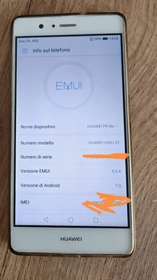 Phone Huawei P9 lite - 16GB - Bianco (Sbloccato) (Dual SIM) - Immagine 1 di 2