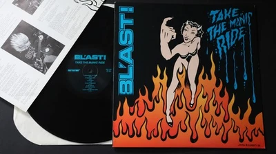 Bl'ast! – Take The Manic Ride LP VINYL 1st PRESS HARDCORE ROCK PUNK 1989 TOP - Bild 1 von 4