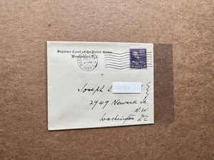 US 1949 Supreme Court SCOTUS Cover +Franking 3C Prexy Coil +Uncommon +2-5-1949 - Picture 1 of 2