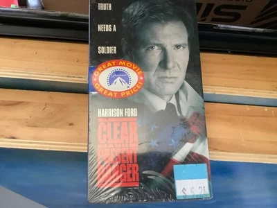 Clear and Present Danger VHS Movie Brand New Sealed 1994 Harrison Ford - Image 1 of 2