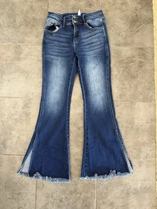 Kancan Jeans High Rise Flare Gr. 28 Damen! Top Optik! Rohsaum/Schlitz - Bild 1 von 9