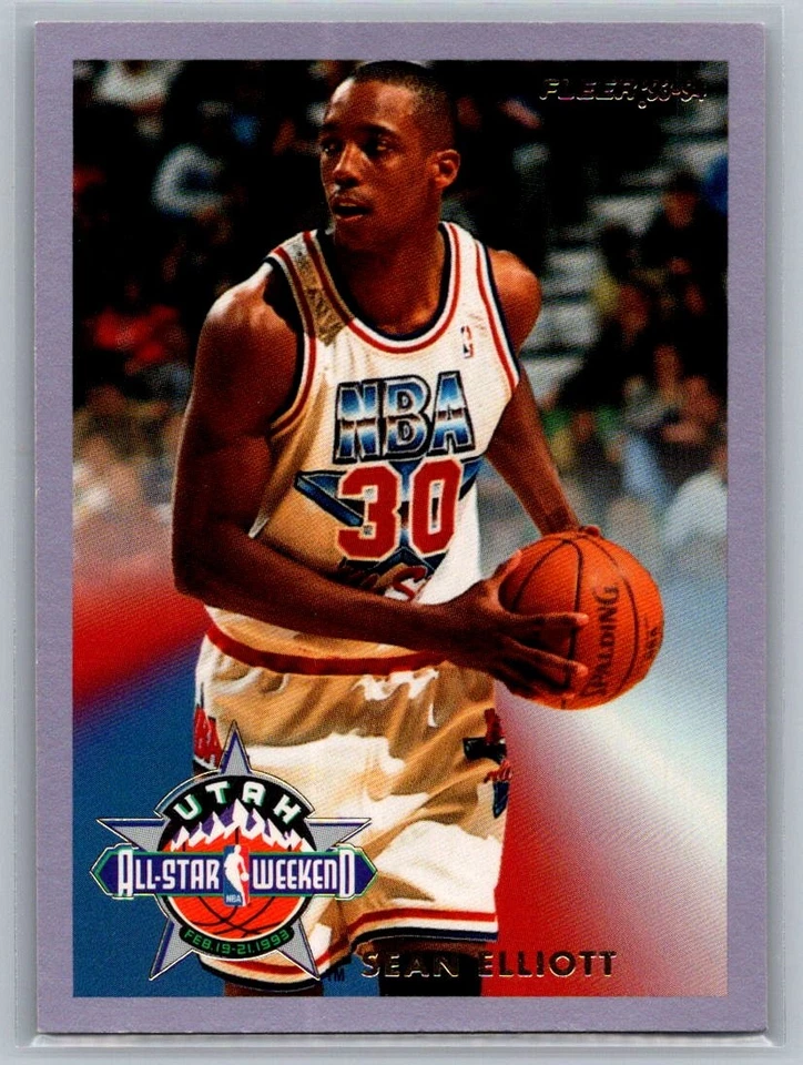 1993-94 Fleer #15 Sean Elliott All-Stars - Image 1 of 2