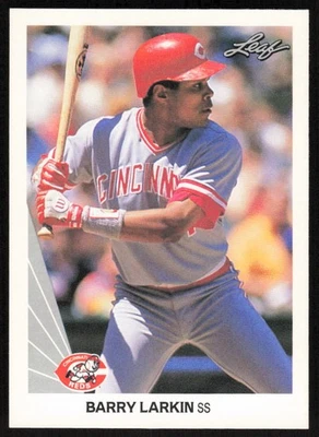 1990 Leaf #18 Barry Larkin - Image 1 of 2