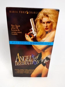 Angel Of Destruction VHS (1994) New Horizon Films Very Rare Rarität Screening Copy - Bild 1 von 5