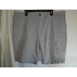 Dockers Shorts Gray Striped Casual Chino Shorts New With Tags Size 42 NWT $48 - Picture 1 of 3