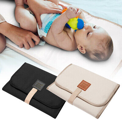 Portable Baby Waterproof Washable Nappy Reusable Foldable Diaper Travel Changing • 12.29$