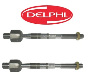 Pair Set 2 Front Inner Male Thread Steering Tie Rod Ends Delphi For BMW E46 E85 - Picture 1 of 4