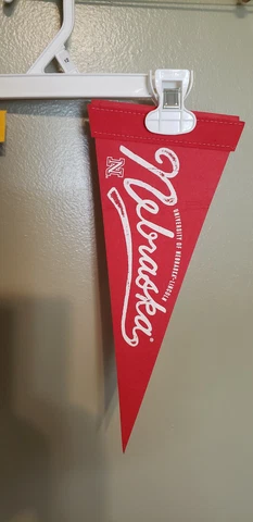 NEBRASKA CORNHUSKERS FELT NCAA PENNANT WITH HOLDER Cover