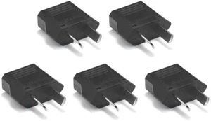 5 x US USA AC POWER PLUG ADAPTER TRAVEL CONVERTER to AU AUSTRALIA - Picture 1 of 1