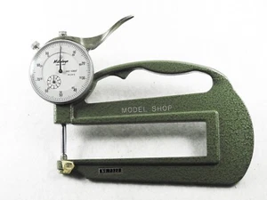 Mitutoyo 7322 Dial Thickness Gauge, rare Pin Anvil, 120mm Throat Depth, 0-1" - Picture 1 of 6