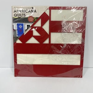 Quilt Muster Metall Deko Indoor Outdoor 12 x 12 Iron County Fair Farbe - Bild 1 von 8